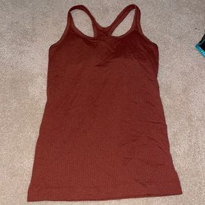 Burnt Orange Lululemon Tank Top